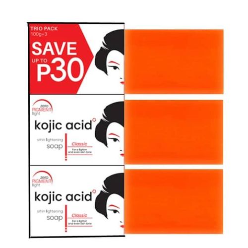 Kojic Acid Soap Body Skin Lightening Melatonin Soap - 3 Pcs