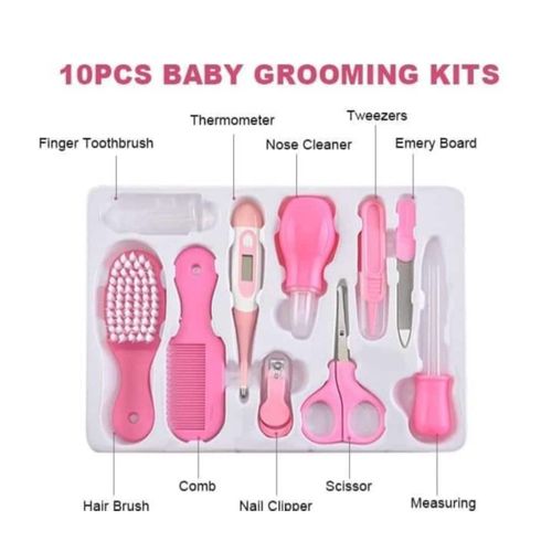 10 Piece Baby Care Kit-Pink