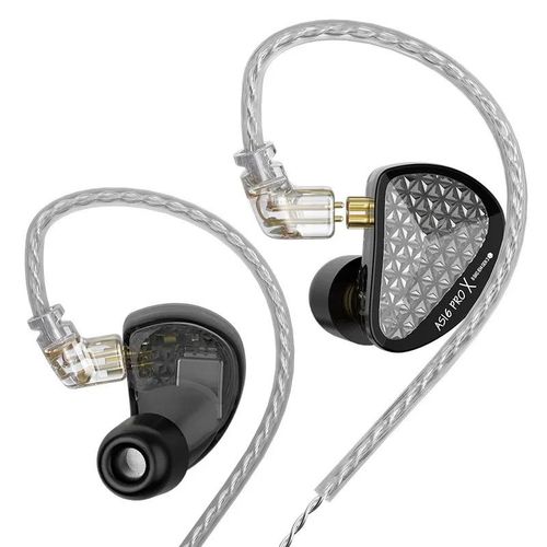 KZ AS16 PRO X 8 Balanced Armature N Ear Earphone 16BA Music Headsets High Sound Quty  Monitor Earphone ZAR ZS10 PROX AST