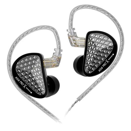 KZ AS16 PRO X 8 Balanced Armature N Ear Earphone 16BA Music Headsets High Sound Quty  Monitor Earphone ZAR ZS10 PROX AST