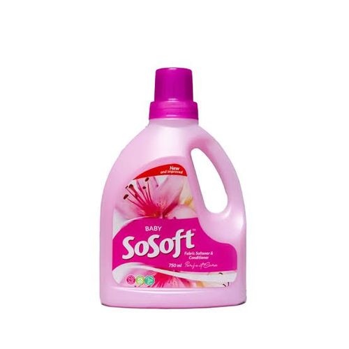 Sosoft Bundle Of Two 750mls Baby Fabric Softener And Conditioner Jerricans And 3Pcs Hangers - Pink