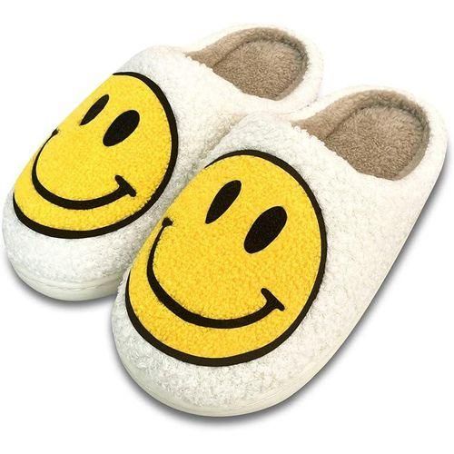 Smiley Kids Smile Face Slippers Slipon Cozy Indoor Antiskid House Shoes