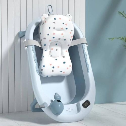 Folding Basin With Bather &ndash; Light Blue