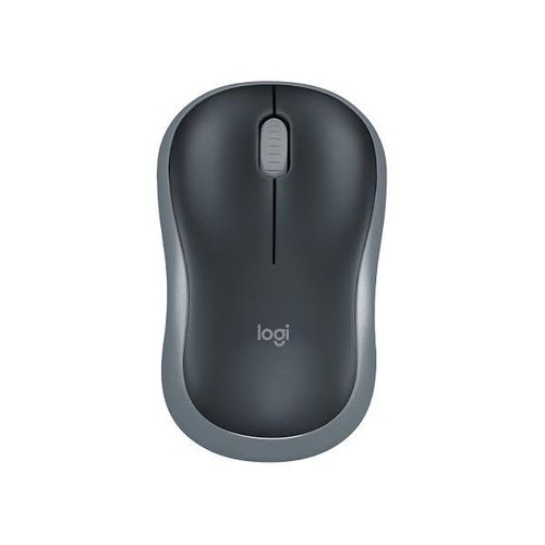 Logitech M185 Wireless Mouse, 2.4GHz with USB Mini Receiver Black