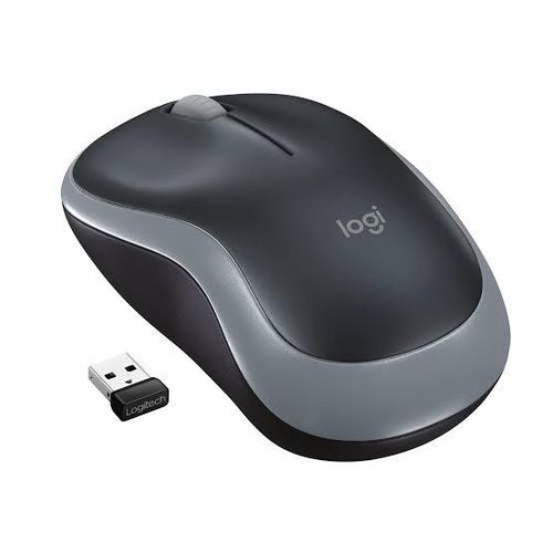 Logitech M185 Wireless Mouse, 2.4GHz with USB Mini Receiver Black