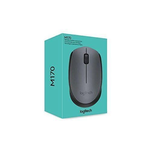 Logitech M170 Wireless Mouse For PC/Mac/Laptop/Smart TVs - Grey/Black