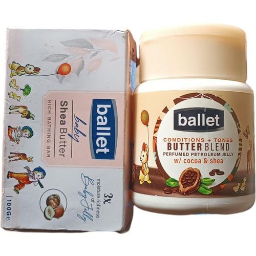 Ballet Butter Blend Baby Soap 100g+ Shea Butter Baby Jelly 100g