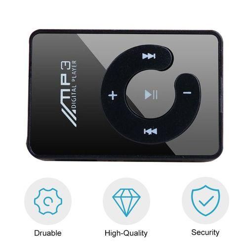 MT Portable Mini Clip USB MP3 Player Music Media Support Micro SD TF Card Hifiblack