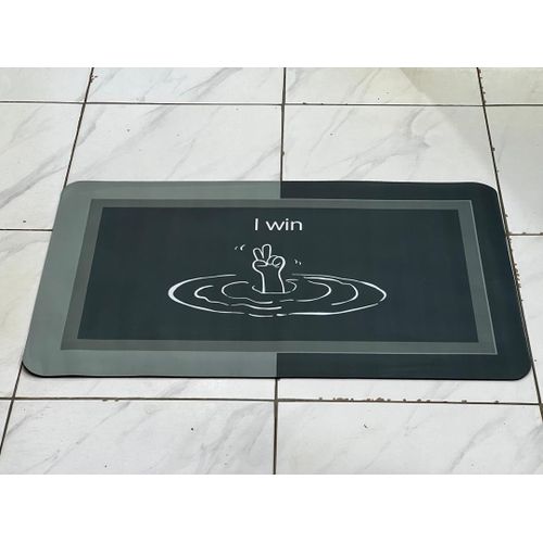 Water Absorbent Anti Slip mats for Bathroom Kitchen Door mat Anti Slip Skid Bath mat -Multicolor