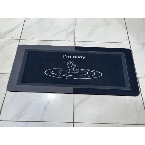 Water Absorbent Anti Slip mats for Bathroom Kitchen Door mat Anti Slip Skid Bath mat -Multicolor