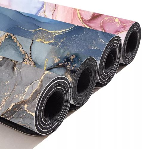 Bathroom Rugs Gray Marble 60X40 CM Velvet Bath Mat Non-Slip Modern Small Rug Soft Luxury Microfiber Machine Washable Small Rug Bath Rug for Bathroom Tub Shower Rug - Multicolor
