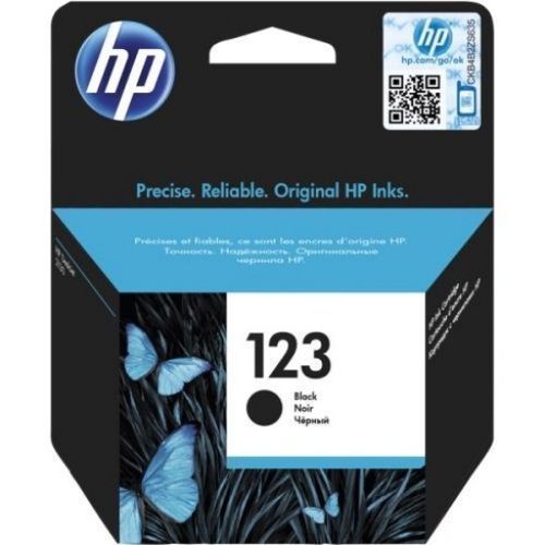 Hp 123 Black 2130 Deskjet Ink Cartridge.