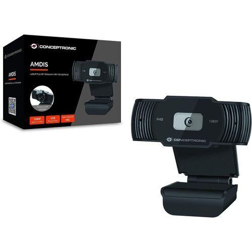 Webcam 1080P Full HD Computer Camera with Microphone, Conference