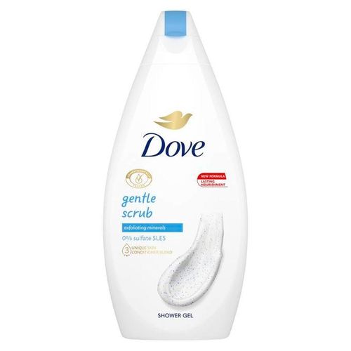 Dove Body Wash / Shower Gel 500ML  Plus * 2 FREE EXFOLIATING GLOVES  * _Multicolour