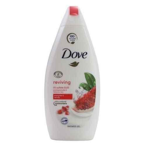 Dove Body Wash / Shower Gel 500ML  Plus * 2 FREE EXFOLIATING GLOVES  * _Multicolour