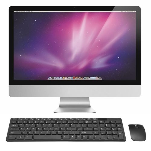 Ultra-Thin Wireless Keyboard & Mouse Set for PC and Laptop combo - White