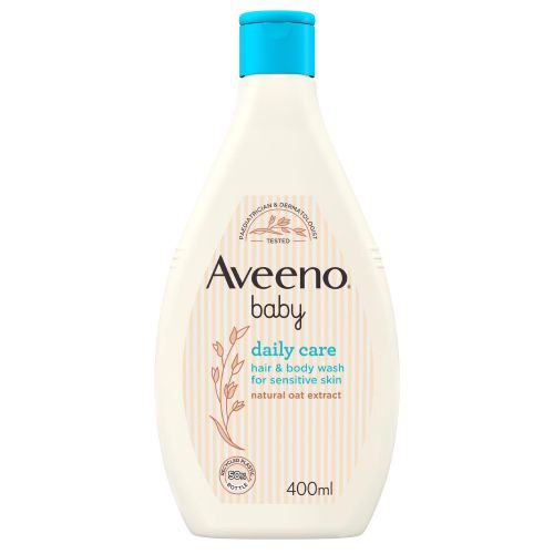 Aveeno Baby Hair & Body Wash For Sensitive Skin 400ml ( Natural Oat Extract )