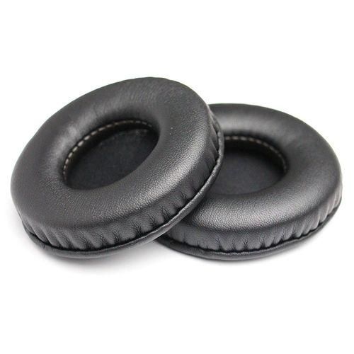 Replacement Earpads Leather Ear Cushions Spare Replacement Ear Pads Cushion Kit for ATHSJ3,SJ33,SJ5,SJ55,ES7,ESW9,ESW10,JVC S5001Pair Black
