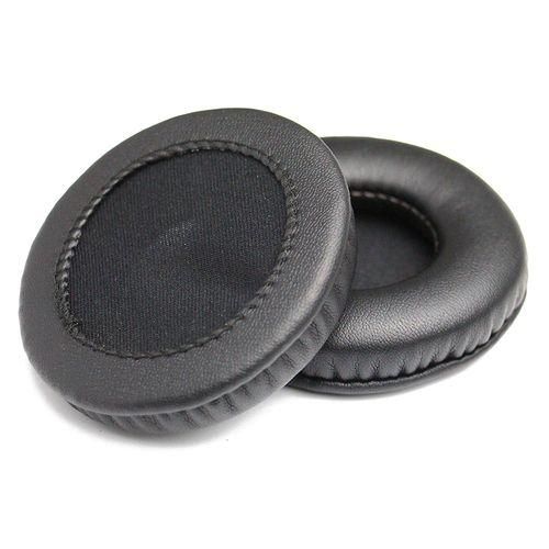Replacement Earpads Leather Ear Cushions Spare Replacement Ear Pads Cushion Kit for ATHSJ3,SJ33,SJ5,SJ55,ES7,ESW9,ESW10,JVC S5001Pair Black