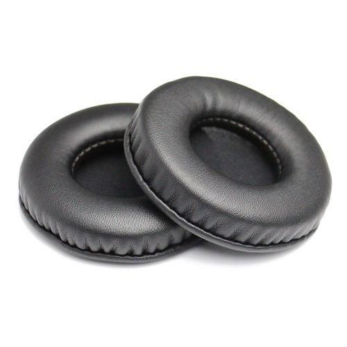 Replacement Earpads Leather Ear Cushions Spare Replacement Ear Pads Cushion Kit for ATHSJ3,SJ33,SJ5,SJ55,ES7,ESW9,ESW10,JVC S5001Pair Black