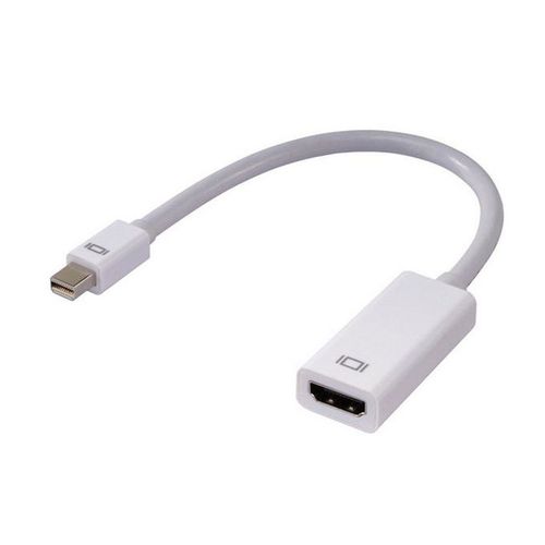 Mini Display Port To HDMI / Thunderbolt Adapter -White