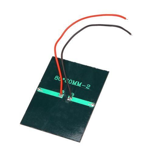 2 pcs 1.5V 400mA 80x60mm MicroMini Power Solar Cells For Solar Panels  DIY Projects  Toys  Battery Charger