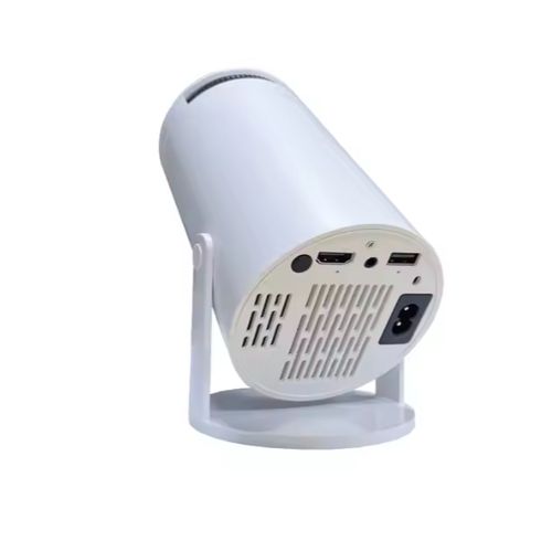 Smart Android 12 Tv Projector 4k Screen Video 1080p LCD With Google Voice Assistant - White