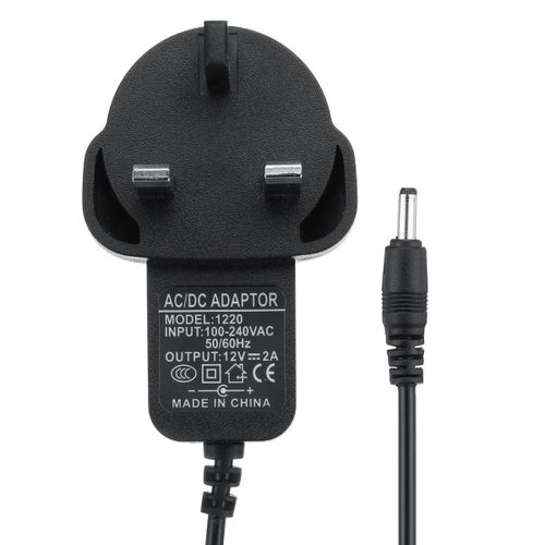 12V 6W British plug adapter to DC line