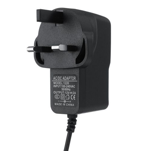 12V 6W British plug adapter to DC line