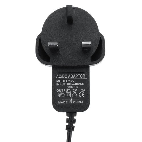 12V 6W British plug adapter to DC line