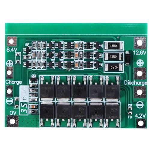 3S 60A Bms Board Lithium LiIon 18650 Battery Protection Board With Balance For Drill Motor 11.1V 12.6V 18650 Lipo Cell Module