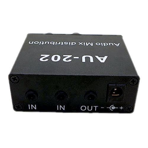 AU202 2 Input 2 Output Stereo Mixer Audio Distributor for H