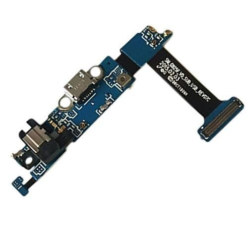 USB Dock Charging Port Flex Cable for Samsung Galaxy S6 Edge G925F with Microphone and Headphone Jack Replacement