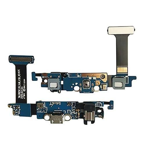 USB Dock Charging Port Flex Cable for Samsung Galaxy S6 Edge G925F with Microphone and Headphone Jack Replacement