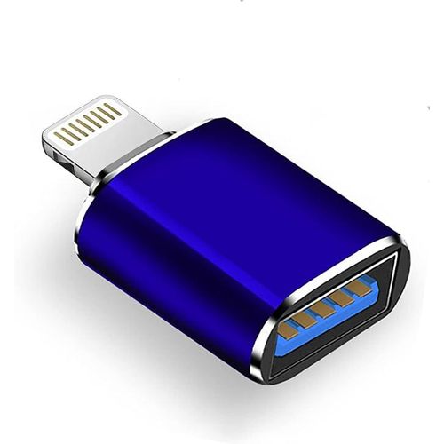 Wahbite Apple Lightning to USB Camera Adapter, USB 3.0 OTG Cable for iPhone/iPad to Connect Card Reader, USB Flash Drive, U Disk, Keyboard, Mouse, Hubs, MIDI, Plug & Play