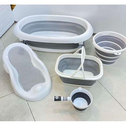 Folding Basin Set-Gray