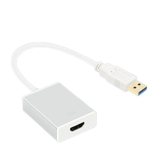 USB 3.0 to P HDMI Converter Cable Display Graphic Adapter  White