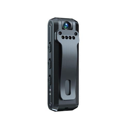 Voice Recorder with HD 1080P Camera Antishaking Rotating Lens Infrared Night Vision Video Recorder Noise Reduction for Driving Baby Daily Cycling Records Audio Recorder with Detachable Back Clip