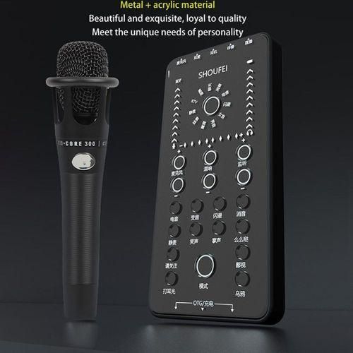 Live Broadcast Sound Card Phone Computer K Song Bluetooth