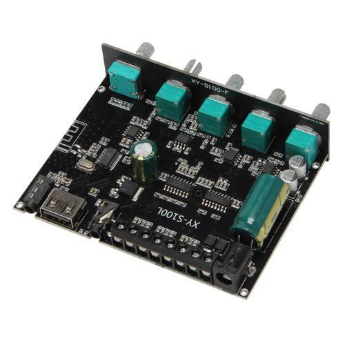 Bluetooth 5.0 2.1 Channel Power Audio Stereo Subwoofer Amplifier Board 50WX2100W Speaker AMP XYS100L