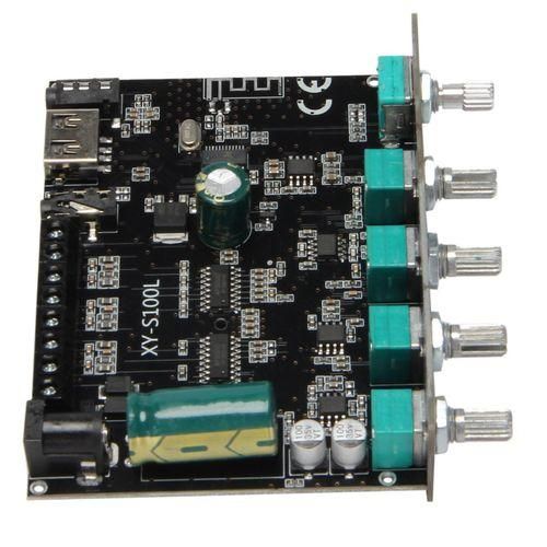 Bluetooth 5.0 2.1 Channel Power Audio Stereo Subwoofer Amplifier Board 50WX2100W Speaker AMP XYS100L