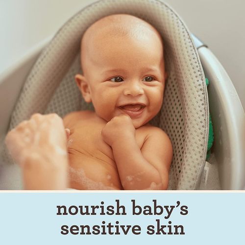 Aveeno Baby Daily Moisture Gentle Bath Wash & Shampoo For Sensitive Hair & Skin, Lightly Scented, 33oz