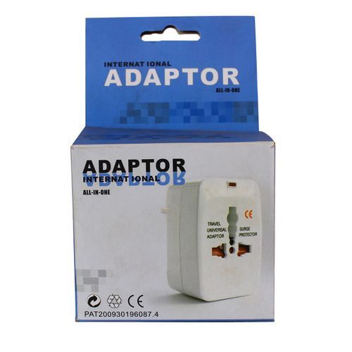 Universal Multi-Plug Adaptor - White