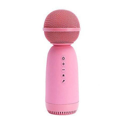 Wireless Microphones Bluetooth Speaker,Wireless Karaoke Mic for Kids Children Mic for Singing Portable Karaoke Mic,Pink