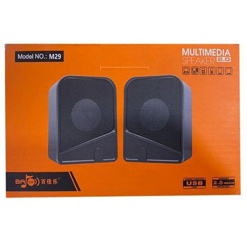 USB Speakers For Laptops & Desktops - Black