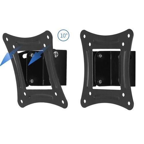 Universal Wall Mount Stand for 1427inch LCD LED Screen Height Adjustable Monitor Retractable Wall for VESA TvC12