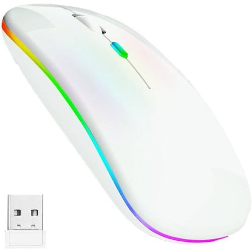 Ultra Slim Rechargeable Wireless Mouse - Color May Vary