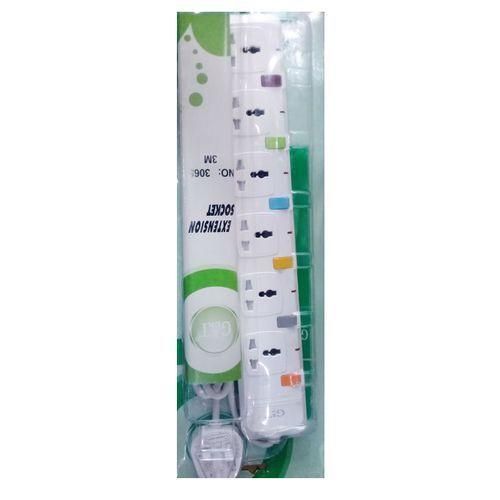 G & T Extension Socket With Fuse Plug Protector 13A Household, Appliances and Office Equipment, Tools- White