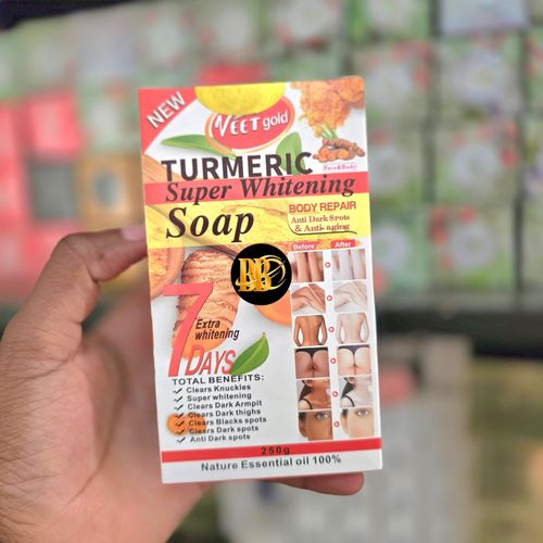VEET GOLD Turmeric Super Whitening Bar Soap - 250g