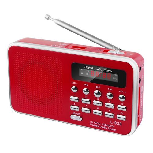 Rechargeable mini portable music and opera card player for the elderly, sound system, small gift